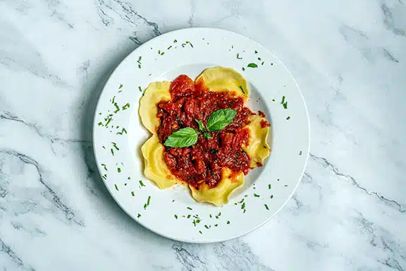 Ravioli Marinara